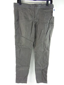 Pantalones grises Khakis By Gap súper ajustados debajo de la cintura talla 6 nuevos con etiquetas - Imagen 1 de 9