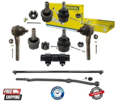 MOOG Front End Steering Rebuild Kit Complete Set of 9 for Jeep Wrangler TJ 97-06 - Image 1 of 4
