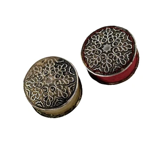 Antique Georgian Solid Silver Cotton Waxer & Pin Cushion Needlework (2102/9/YENB - Foto 1 di 9
