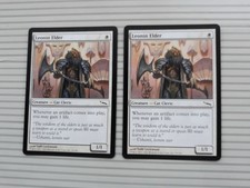 Magic: the Gathering Card -  Mirrodin ~ Common ~  LEONIN ELDER x 2