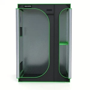 pc SULIVES Indoor Hydroponic Grow Tent,600D Polyester Fabric with Metal Base&top - Picture 1 of 20