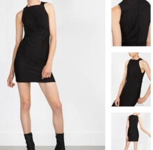 ZARA CLASSIC BLACK DRESS M - Holiday NYE Party - Picture 1 of 9