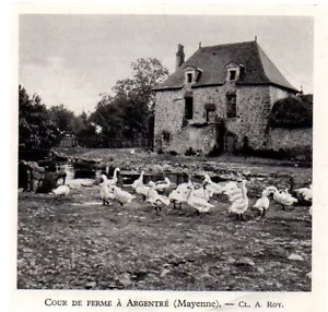 1948 -- COUR DE FERME A ARGENTRE MAYENNE 3L337 - Picture 1 of 1
