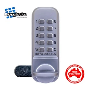 Borg Keyless Cam Lock BL1006SCECP- Push Button-Free Post - Picture 1 of 5