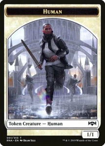 Token Human 1/1 - Ravnica Allegiance - Magic: The Gathering Magic: The Gathering - Imagen 1 de 1
