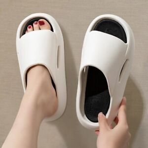 Women Thick Platform Slippers Indoor Bathroom Soft Anti-slip Slides Shoes Sandal
