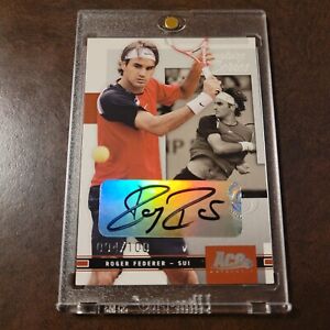 Roger Federer 2005 Ace Authentic Auto Autograph Patch Cards!!!