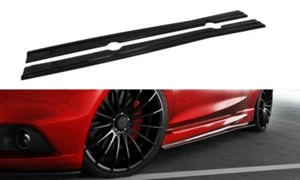 Side Skirts Diffusers Maxton Design Gloss Black For Ford Fiesta Mk7 ST / Zetec S - Picture 1 of 4