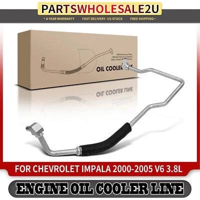 New Outlet Engine Oil Cooler Hose Assembly for Chevrolet Impala 2000-2005 3.8L - Image 1 of 4
