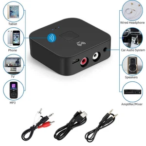 Bluetooth 5.0 AUX 3.5mm Empfänger NFC Cinch Buchse Hifi Wireless Audio Adapter - Bild 1 von 10