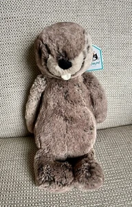 Jellycat Plüsch Medium Bashful Murmeltier Stofftier nicht mehr produziert neu mit Etikett - Bild 1 von 9
