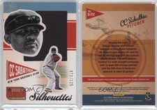 2013 Panini America's Pastime Silhouettes Materials /125 CC Sabathia #S-CC