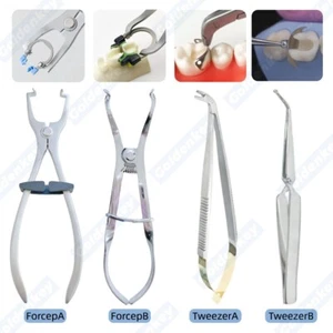 Dental Ring Placement Forcep 3D Matrix Tweezer Pin Tweezers Kit Fits Palodent V3 - Picture 1 of 16