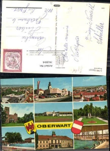 741894 Mehrbild AK Oberwart Rathaus Freibad Hallenbad Schule Osterkirche - Bild 1 von 1