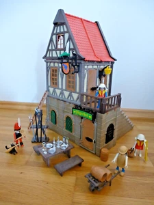 PLAYMOBIL * 3448 Jägerhof * Gasthof Gasthaus * Ritter Mittelalter Fachwerk Burg - Bild 1 von 17