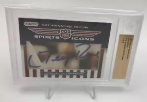 JERRY RICE 1/1 AUTO 2010 Razor CUT SIGNATURE Icons Card 49ERs HOF RARE 1 of 1 - Picture 1 of 10