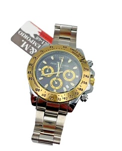 OROLOGIo m&m primo emporio OVERSIZE CHRONO MIYOTA  ACCIAIO 3 CONTATORI OFFERTA!! - Afbeelding 1 van 3