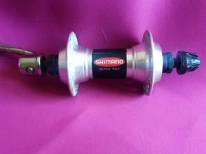 Shimano HB TS 20 ITALY MOYEU + attache rapide /RETRO VTT MTB HUB + Quick Release - Picture 1 of 10