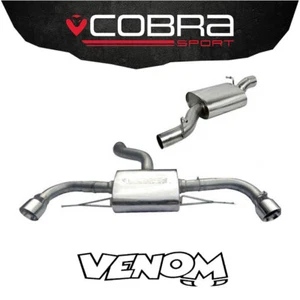 Sistema de escape Cobra 3" Cat Back (Res) Audi TT 3.2V6 Mk2 4x4 cupé (07-11) AU61 - Imagen 1 de 2