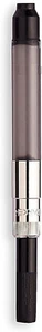 Parker Deluxe Fountain Pen Ink Piston Converter Chrome Trim - Picture 1 of 2
