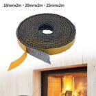 Easy to Use Stove Rope Seal Excellent Thermal Stability Black Flat 18mmx2m