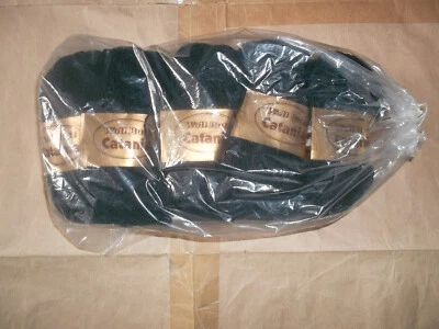 NEU 10 Knäule Garn Wolle Strickgarn Woll Butt Catania Baumwolle Viskose schwarz - Bild 1 von 4