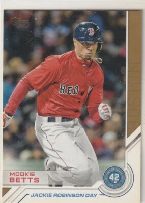 2017  TOPPS   JACKIE ROBINSON DAY   MOOKIE BETTS   NM/MT  INV 5,478 - Image 1 of 2