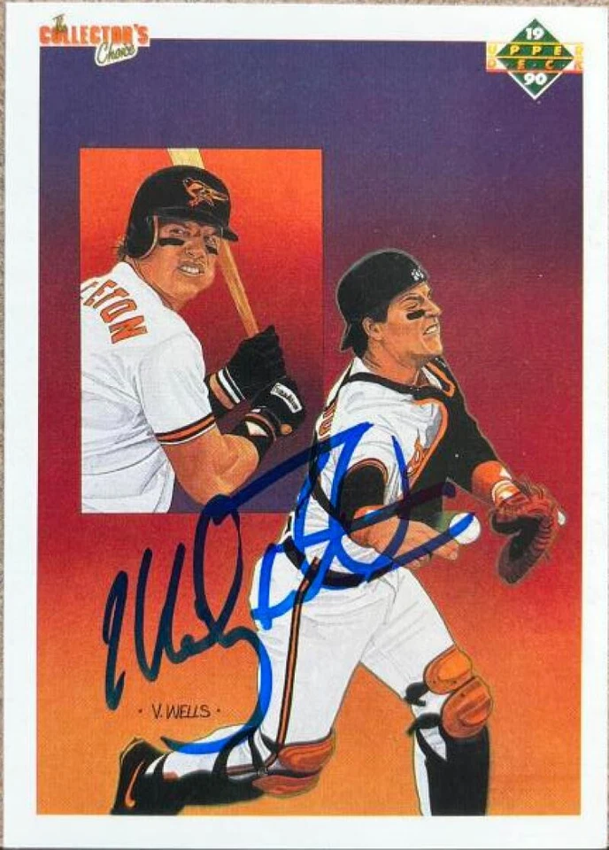 Mickey Tettleton autografiado 1990 cubierta superior #60 Foto 1 de 1