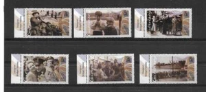 GUERNSEY, 2016 70 YEARS OF LIBERATION MNH SET OF 6 - Picture 1 of 1