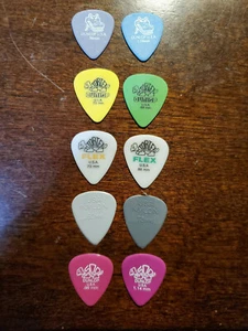 Dunlop Picks, Medium gauge 10-pack sampler - Picture 1 of 1