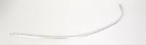 Genuine BMW E39 Door ext trim. Top metal curved strip. Chrome. Driver. Rear - Picture 1 of 2
