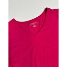 Catherines Suprema Collection Womens 2X Pink V-Neck Short Sleeve Shirt