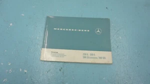 MERCEDES--BENZ W108 W109 , OWNERS MANUAL , OEM . 1088340100 - Picture 1 of 10