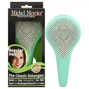 The Classic Detangler Regular Hair -Pink-Green by Michel Mercier for Unisex-1 Pc - Picture 1 of 6