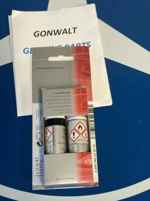 New Mercedes Benz Touch-Up Paint Stick Set Magnetite Black 9183 color 183 — 第 1/3 张图片