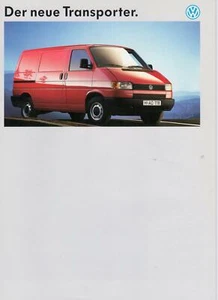 Volkswagen - Der neue Transporter. - Propekt 1991 (A-0190) - Bild 1 von 2
