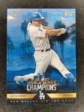 2020 Topps X Ben Baller #16 World Series Champions Austin Barnes MLB LA Dodgers