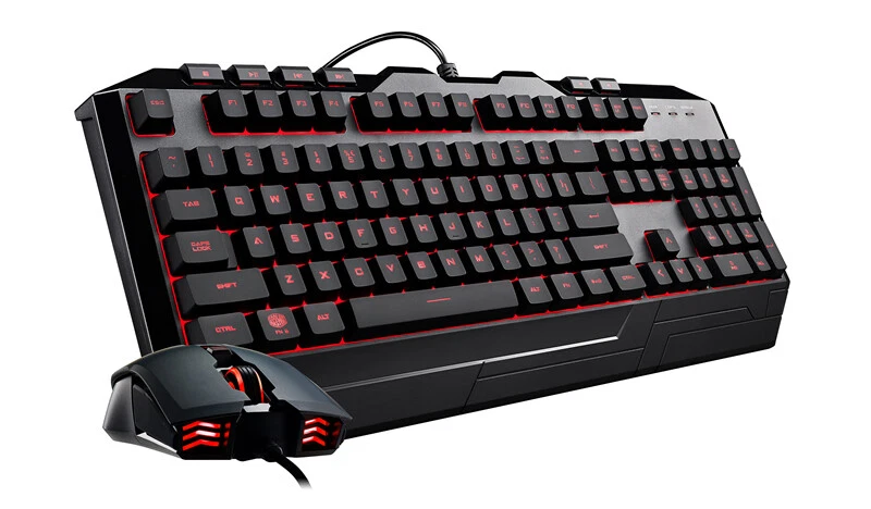 COOLER MASTER Gaming Combo Devastator 3 Keyboard Mouse RGB Backlight USB Wired - Image 1 of 4