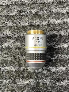 Olympus A10PL 0.25 160/0.17 10x Microscope Objective - Picture 1 of 4