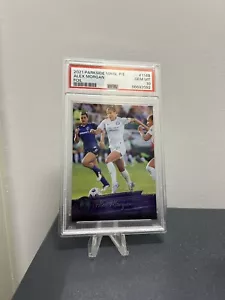 2021 Parkside NWSL P/E Alex Morgan Foil #114B Image Variation PSA 10 Gem Pop 7 - Picture 1 of 2