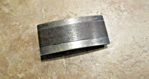 OLD PAWN SOUTHWEST !!!  SIGI TASCO Sterling Silver WOOD Inlay Belt Buckle - Picture 1 of 11