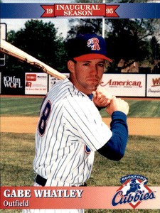1995 Rockford Cubbies Team Issue #31 Gabe Whatley Stone Mountain Georgia GA Card