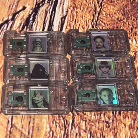 Lot Star Wars Episode 1 Comm Tech Chips Amidala Anakin Darth Padme Gasgano Jar Cover