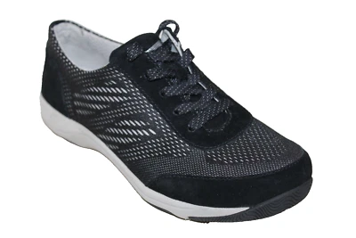 Dansko Womens Oxford Shoe Sz 7.5 - 8 / 38 Black Suede Fashion Sneaker Lace Up  - Image 1 of 4