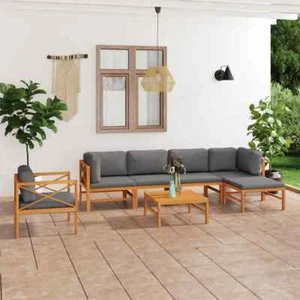 Tidyard 7 Piece Garden Set Garden Furniture Set Patio Backyard Terrace Y9Z6 - Picture 1 of 11