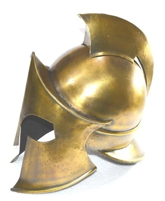 CASCO ESPARTANO LEONIDAS REYES MEDIEVALES DISFRAZ CON PLUMA RÉPLICA PELÍCULA 300 Foto 1 de 4