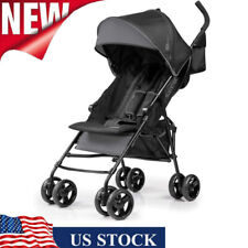 Compact Lightweight Baby Travel Stroller Pram Buggy Pushchair One Hand Tri-Fold