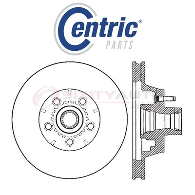 Centric C-TEK Disc Brake Rotor for 1972-1973 Chrysler Newport 5.9L 6.6L 7.2L ya Foto 1 de 4