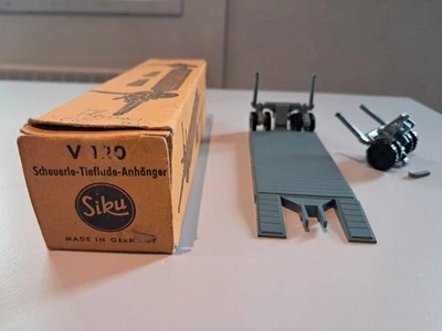 SIKU V 120 Scheuerle Tieflade-Anhänger, gebraucht, mit OVP - Bild 1 von 4