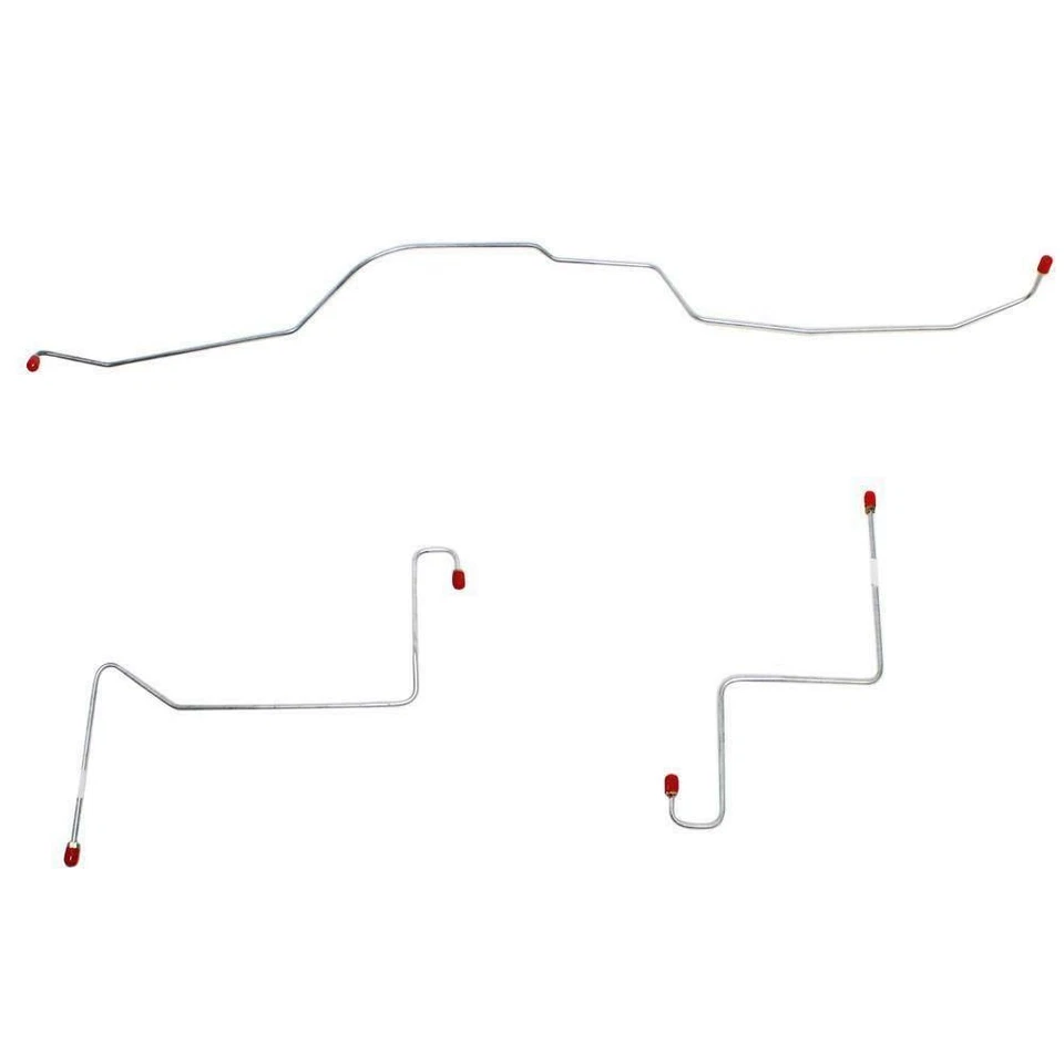 Kit de línea de freno delantero 8 piezas freno de disco eléctrico para Ford Fairlane 1968-69-DKT6802SS-CPP Foto 1 de 1